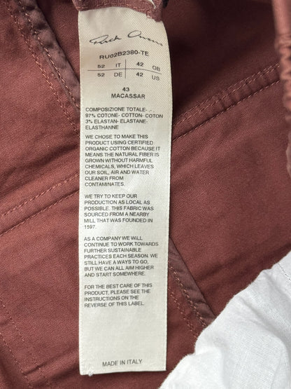 Rick Owens Strobe FW22 Cotton Drop Crotch Trousers (52)