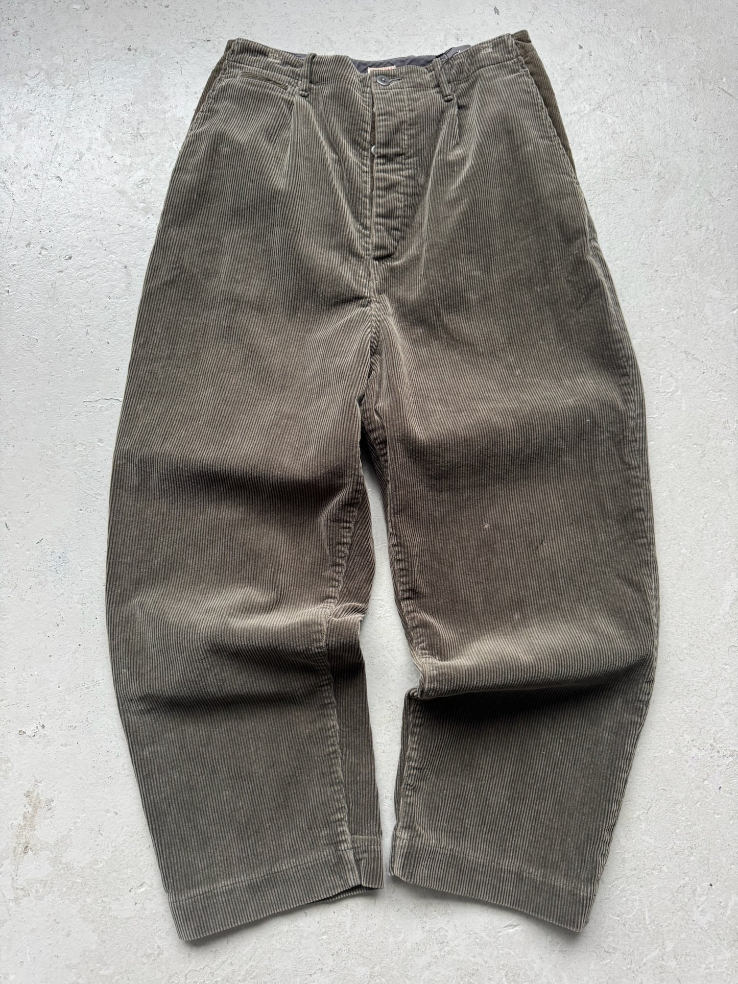 Kapital Forest Green Corduroy Pants (4)