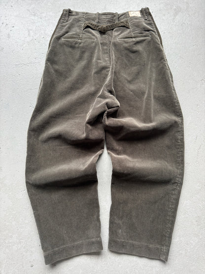 Kapital Forest Green Corduroy Pants (4)