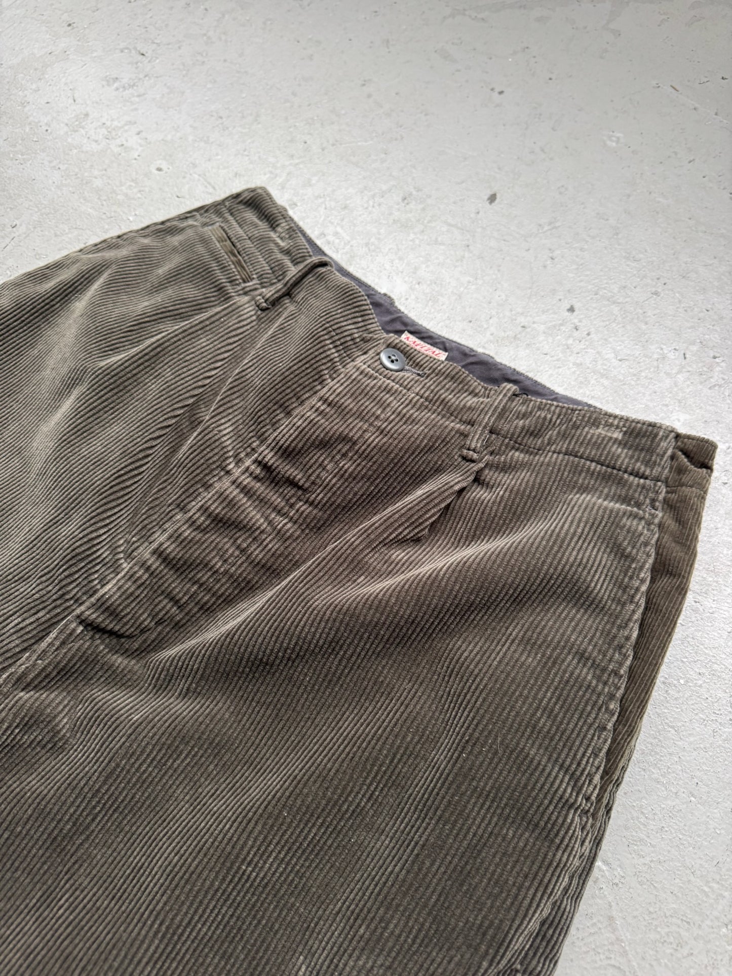 Kapital Forest Green Corduroy Pants (4)