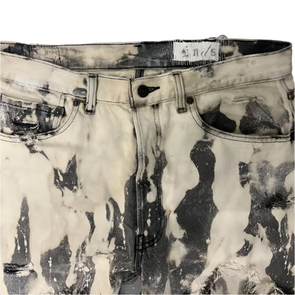 Ends RP Bleached Splatter Denim Pants (L)