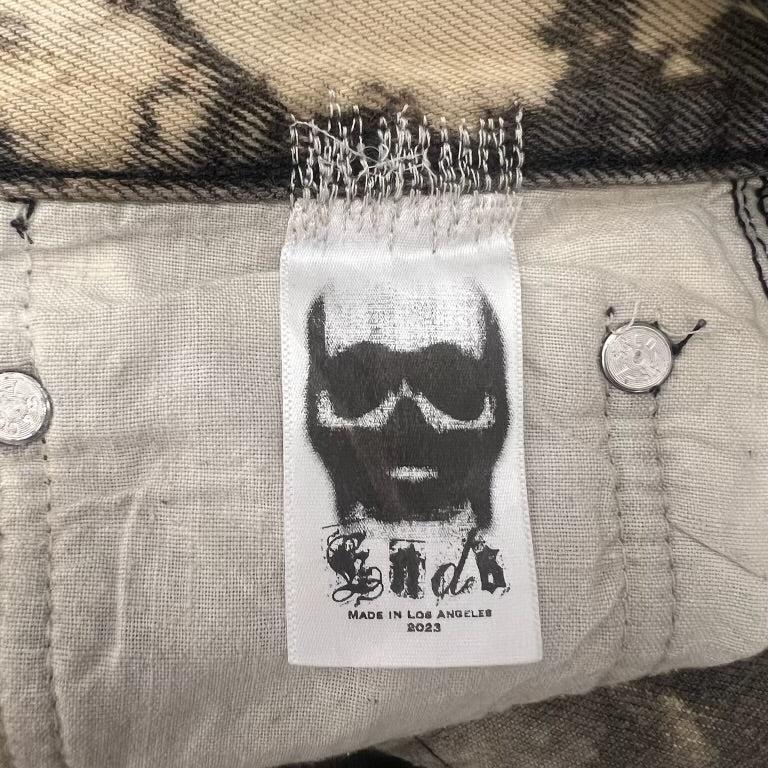 Ends RP Bleached Splatter Denim Pants (L)