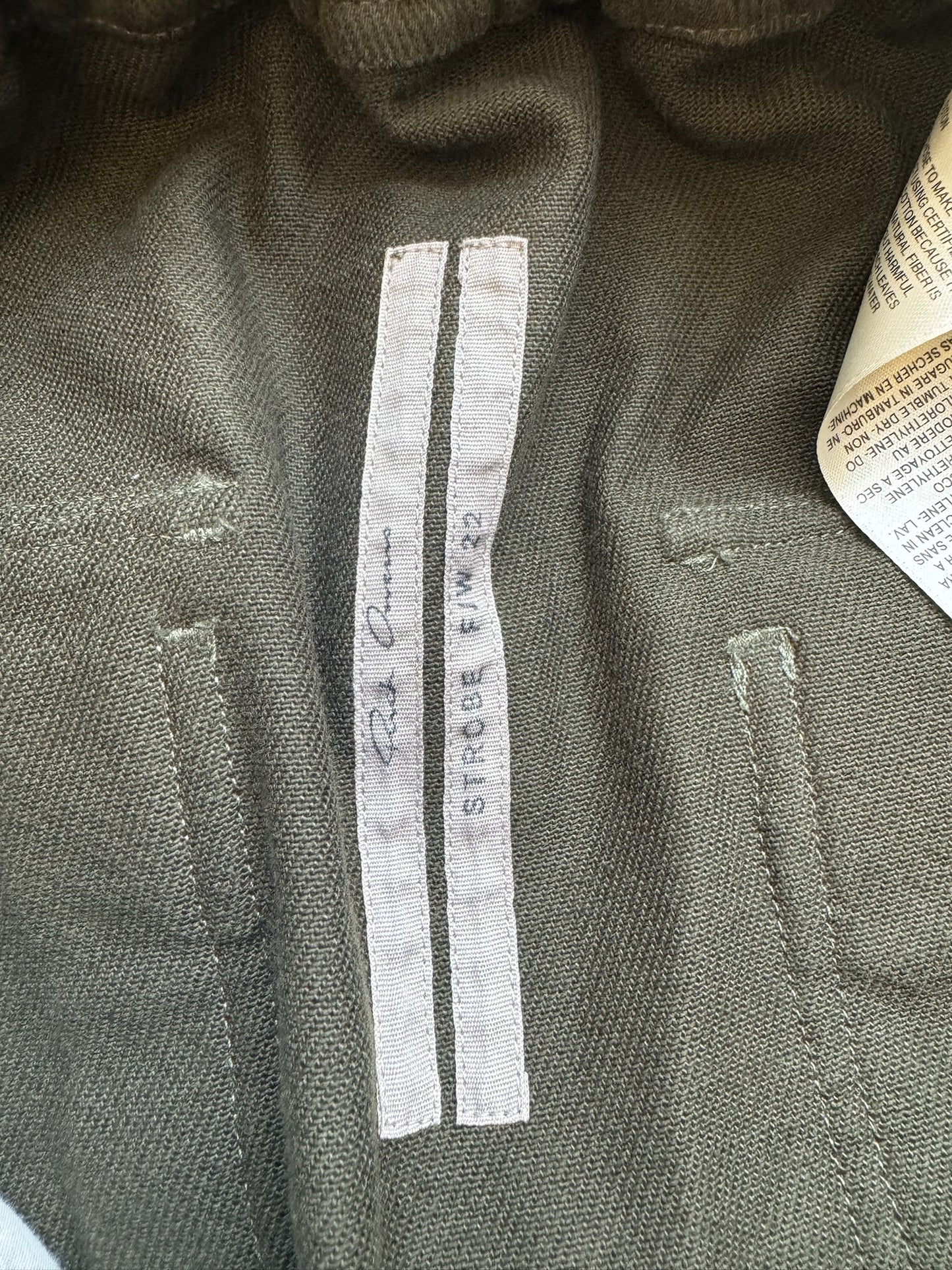 Rick Owens FW22 Strobe Cotton Blend Trousers (52)