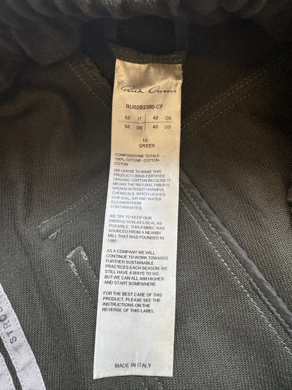 Rick Owens FW22 Strobe Cotton Blend Trousers (52)