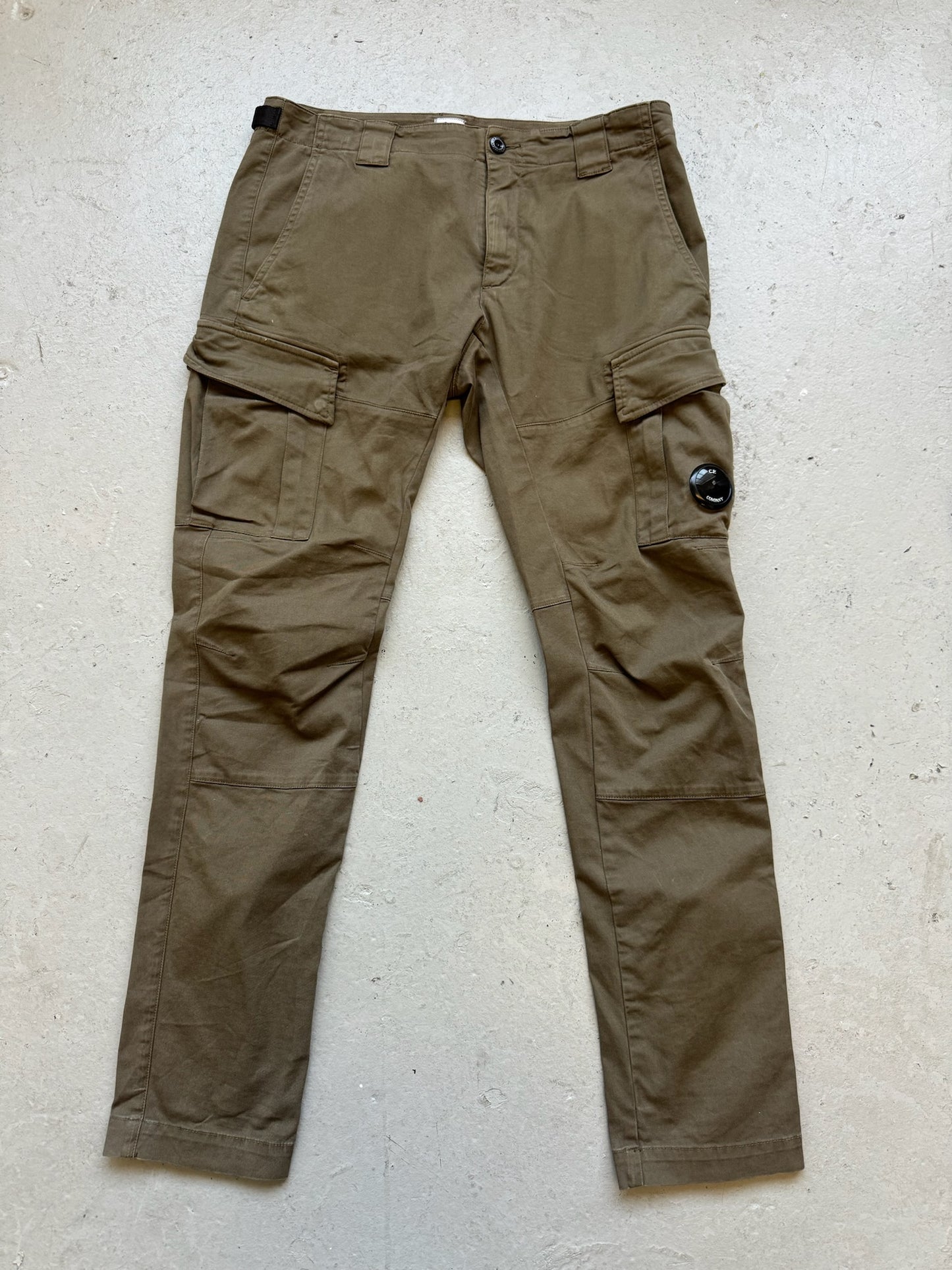 C.P. Company Ergonamic Olive Cargo Pants (48)