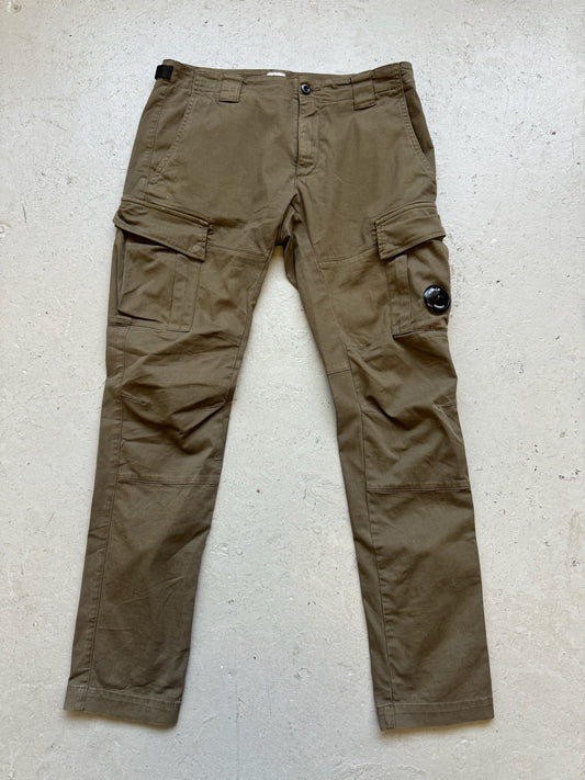 C.P. Company Ergonamic Olive Cargo Pants (48)