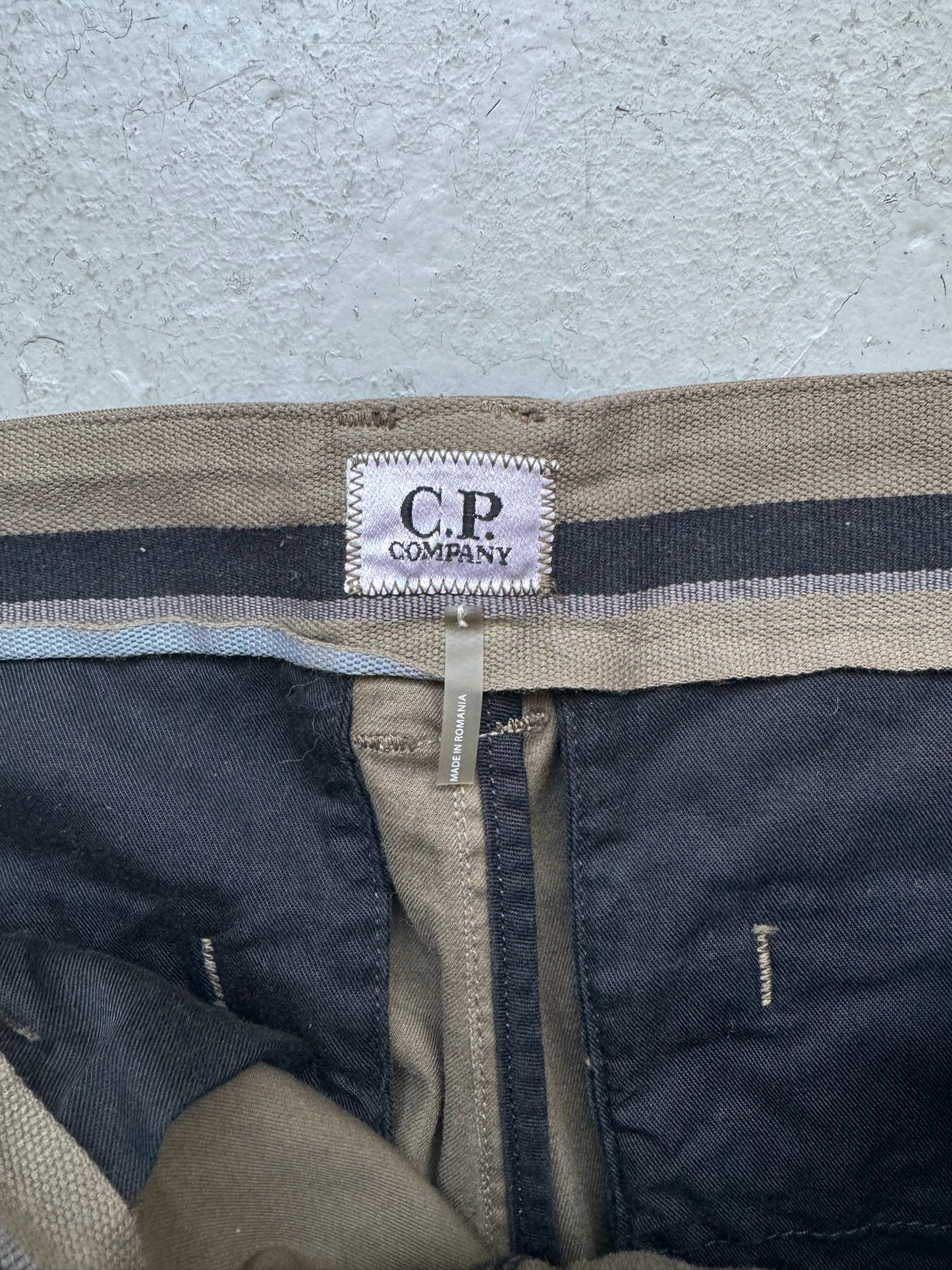 C.P. Company Ergonamic Olive Cargo Pants (48)