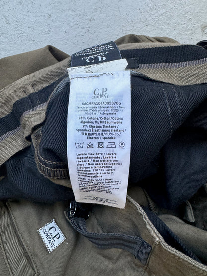 C.P. Company Ergonamic Olive Cargo Pants (48)