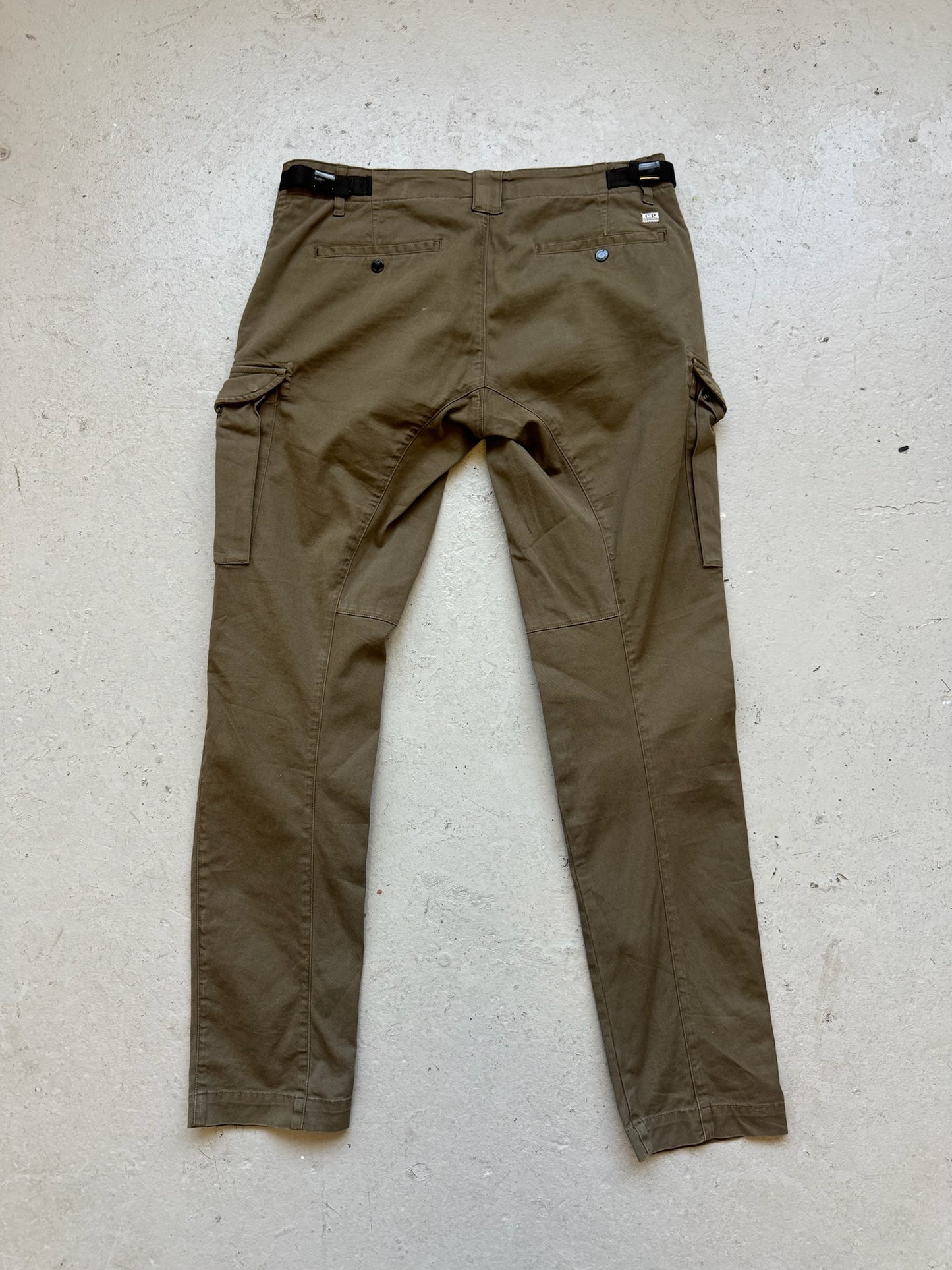 C.P. Company Ergonamic Olive Cargo Pants (48)