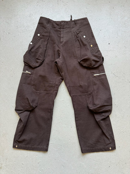 Jacquemus Le Cargo Croissant Brown Pants (50)
