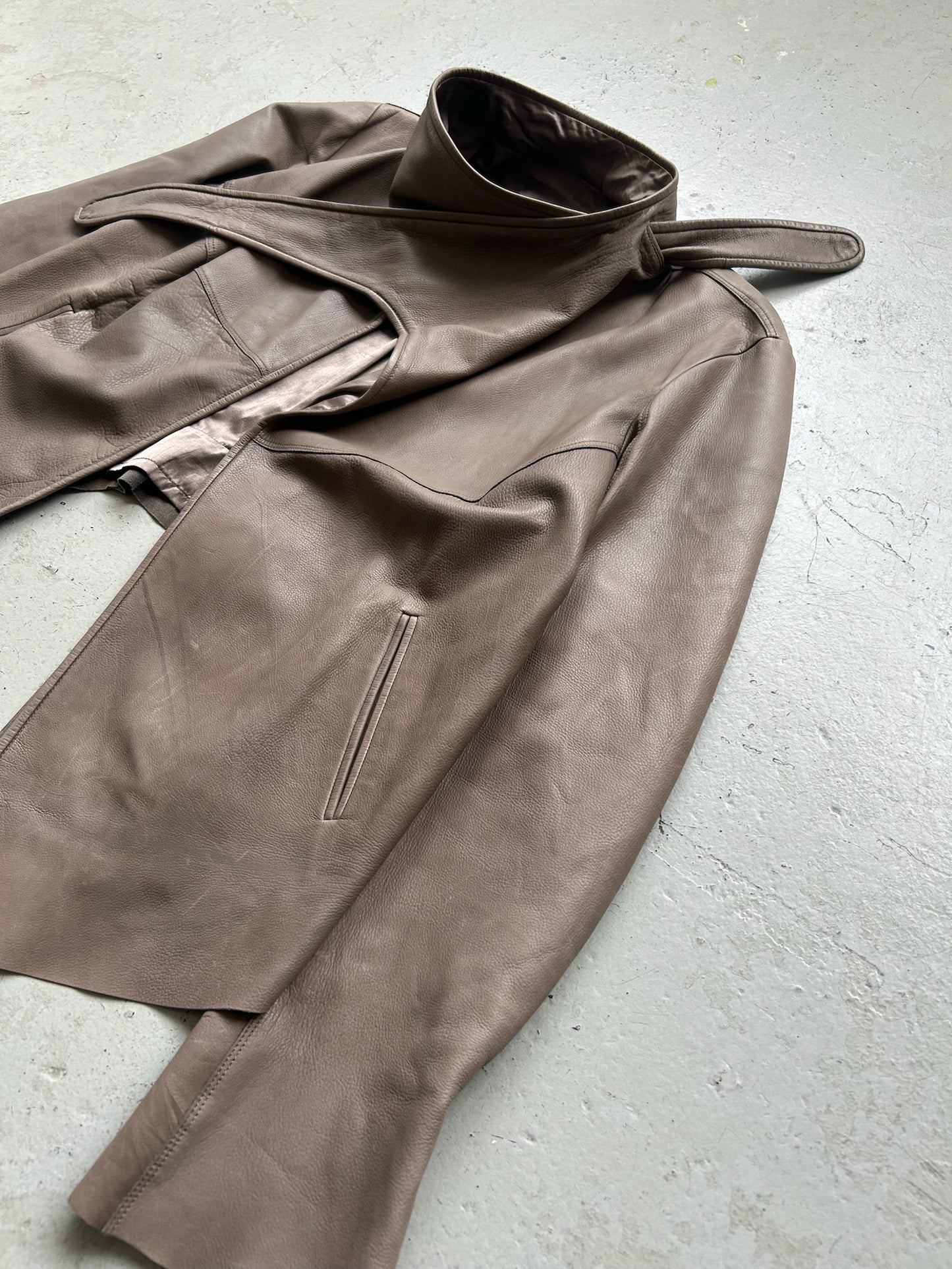 Revillon x Rick Owens Leather Jacket (44)