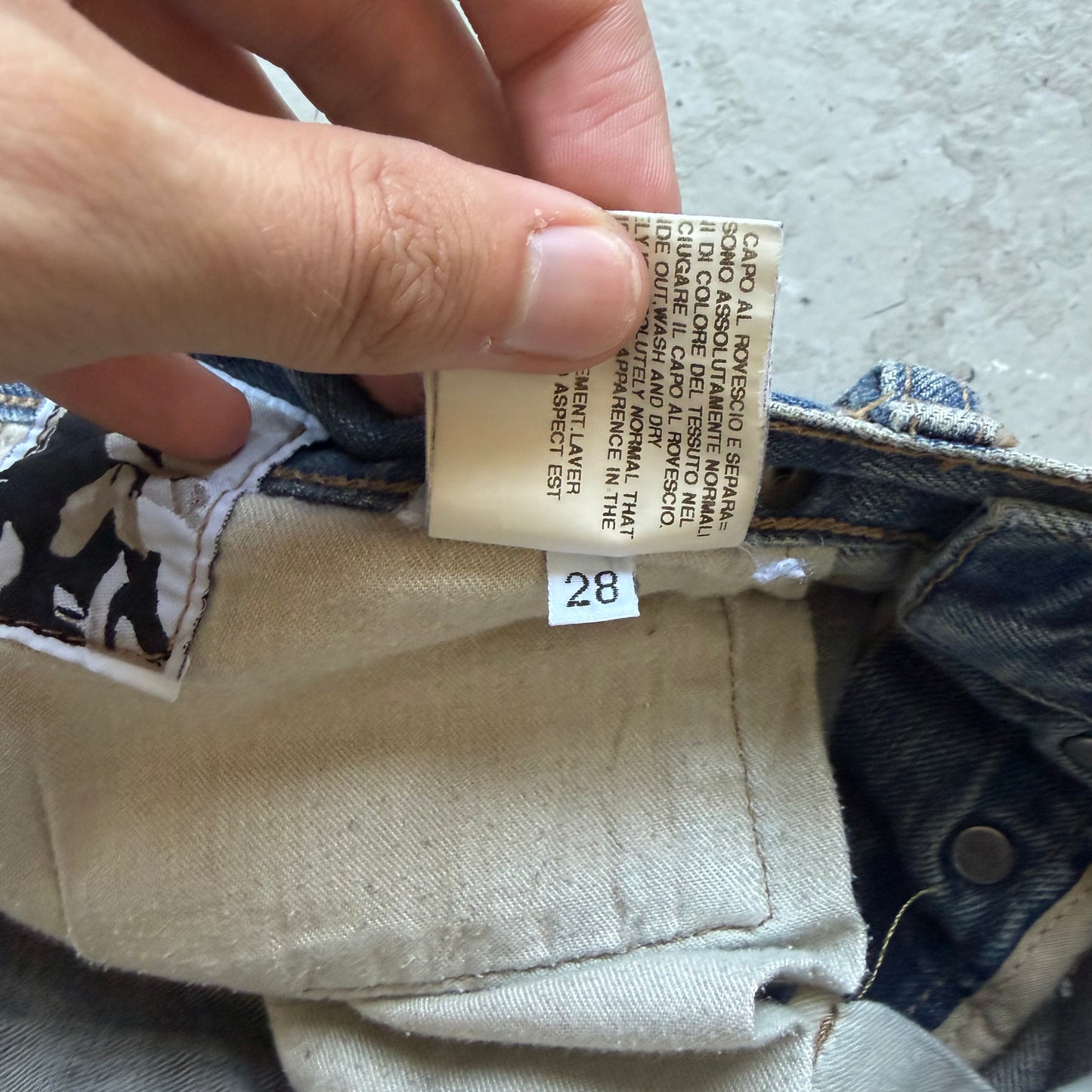 Rick Owens DRKSHDW FW07 Light Wash Detroit Cut Denim (28)