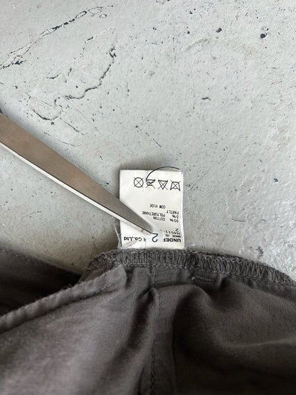 Undercoverism Grey Leather Cow Hide Pants (2)