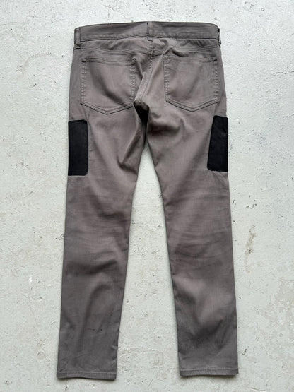 Undercoverism Grey Leather Cow Hide Pants (2)