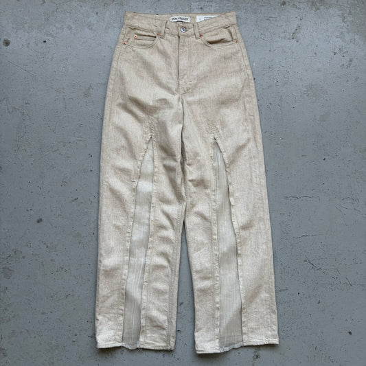 Our Legacy Ecru Slashed Denim (34)