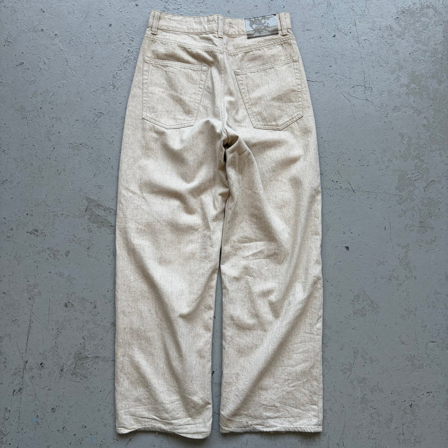 Our Legacy Ecru Slashed Denim (34)