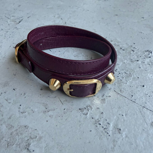 Balencaiga Purple City Bracelet (S)