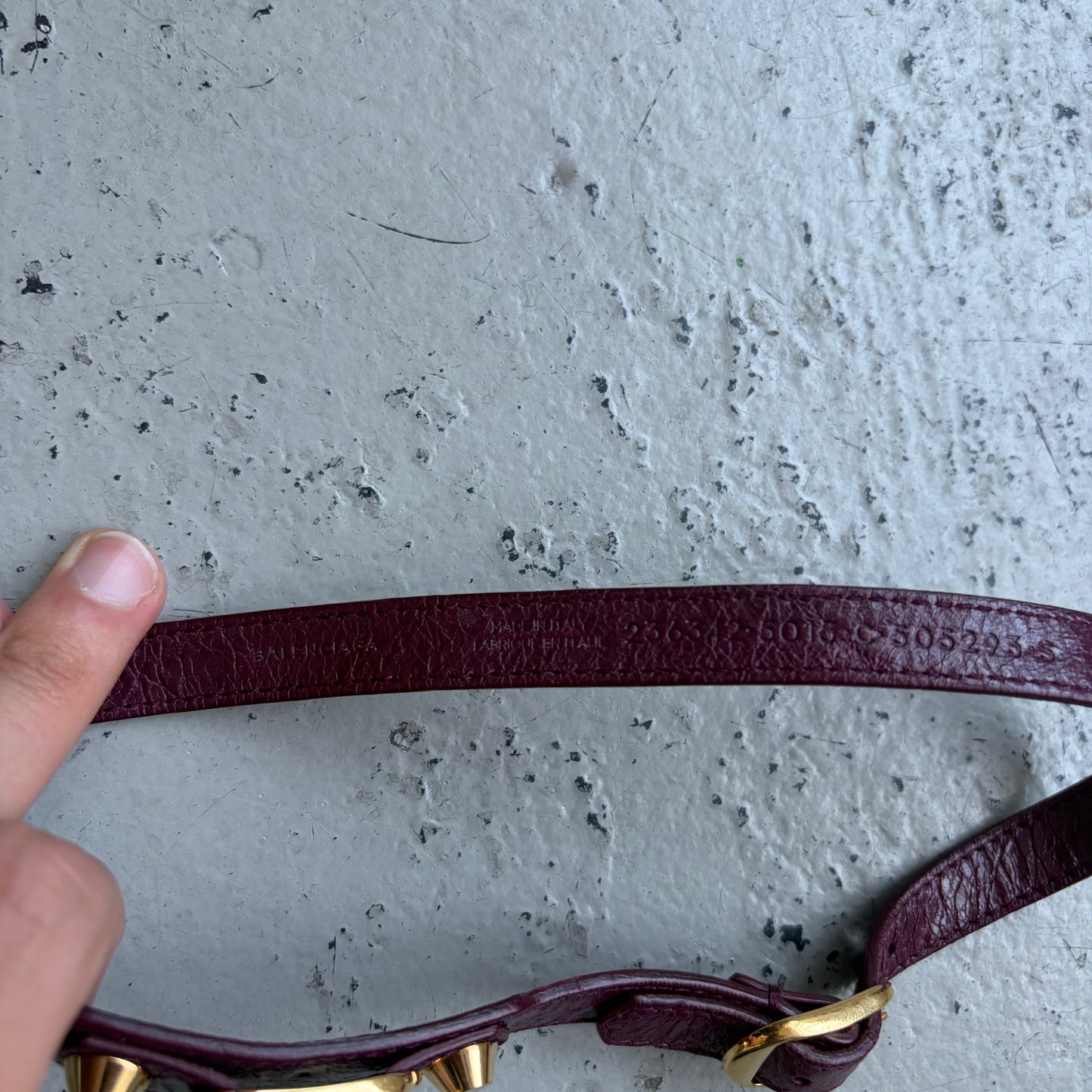 Balencaiga Purple City Bracelet (S)
