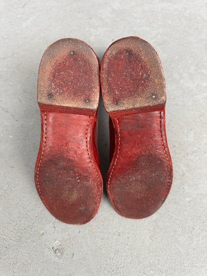 Guidi 310 Red Front Zip Soft Horse Leather Boots (37)