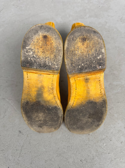 Guidi 310 Yellow Front Zip Soft Horse Leather Boots (36)