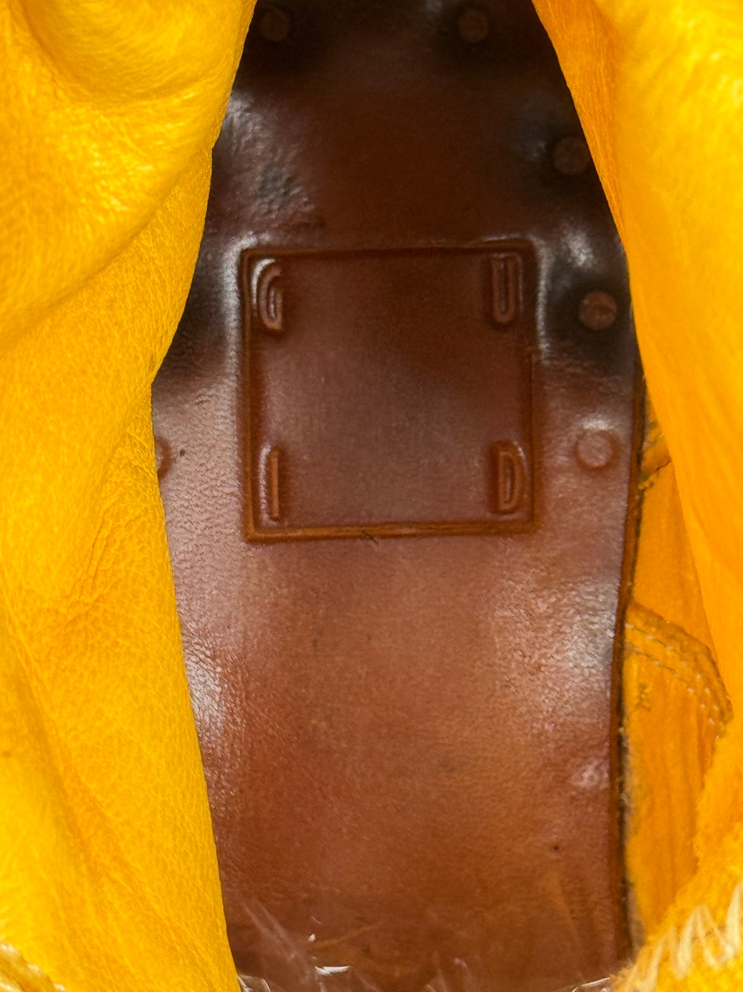 Guidi 310 Yellow Front Zip Soft Horse Leather Boots (36)