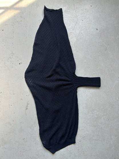Yohji Yamamoto Y's Navy Knit Cardigan (3)