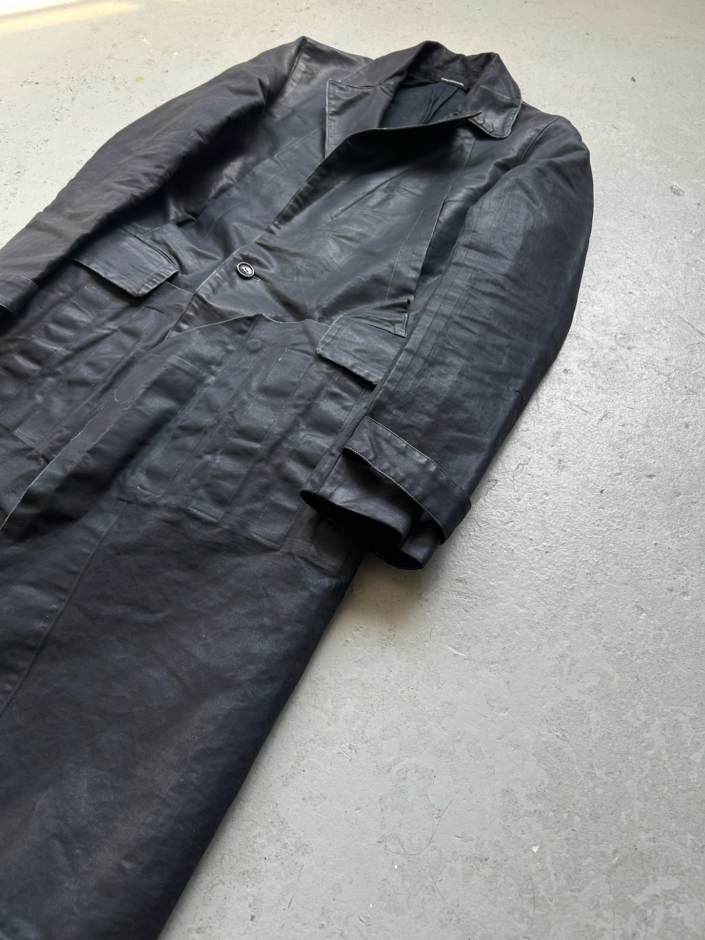 Nicolas Andreas Taralis Convertable Leather Coat (M)