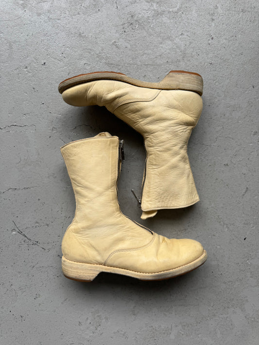 Guidi 310 White Soft Horse Leather Boots (36)
