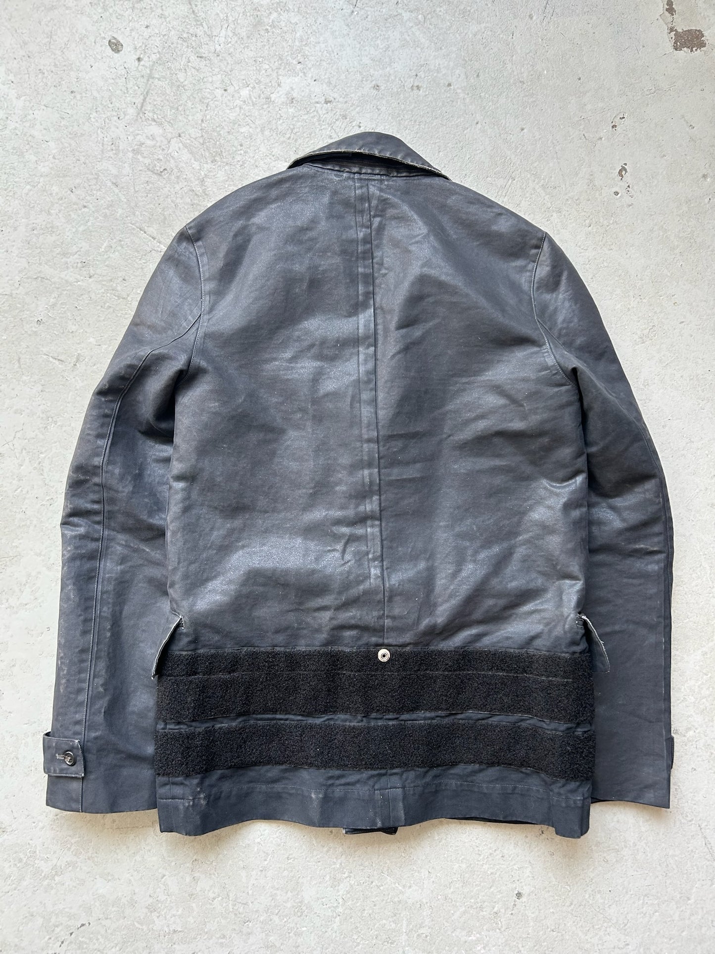 Nicolas Andreas Taralis Convertable Leather Coat (M)