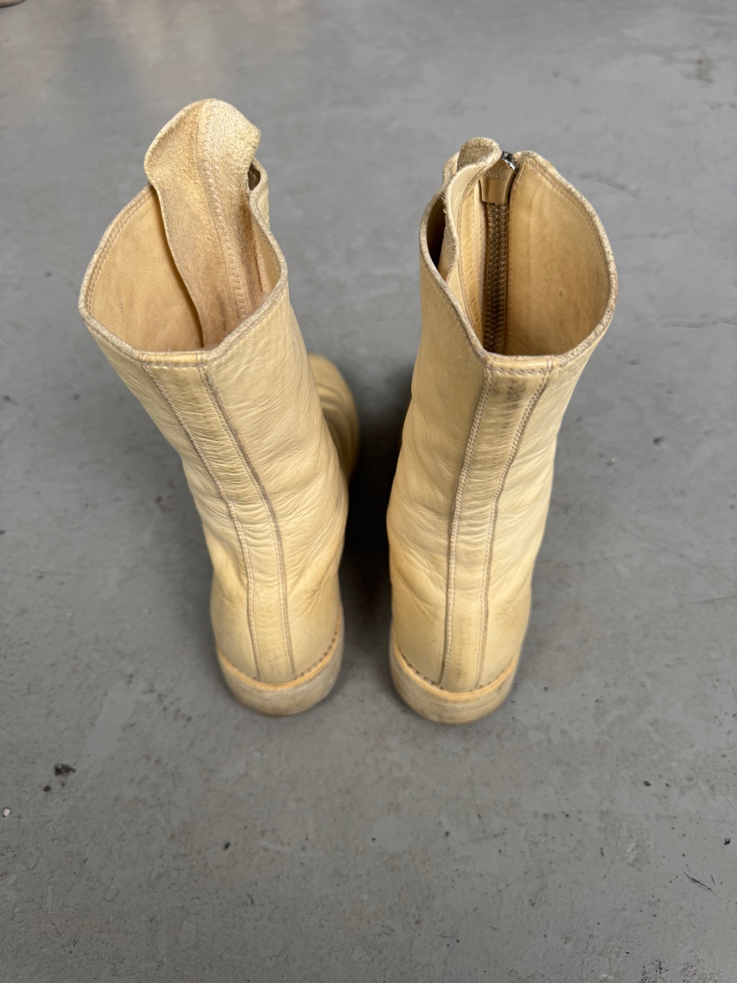 Guidi 310 White Soft Horse Leather Boots (36)