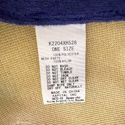 Kapital "Denim Men Loves Cats" Purple Trucker Hat (OS)