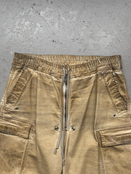 Rick Owens DRKSHDW Parchment Cargo Bela Pants (XL)