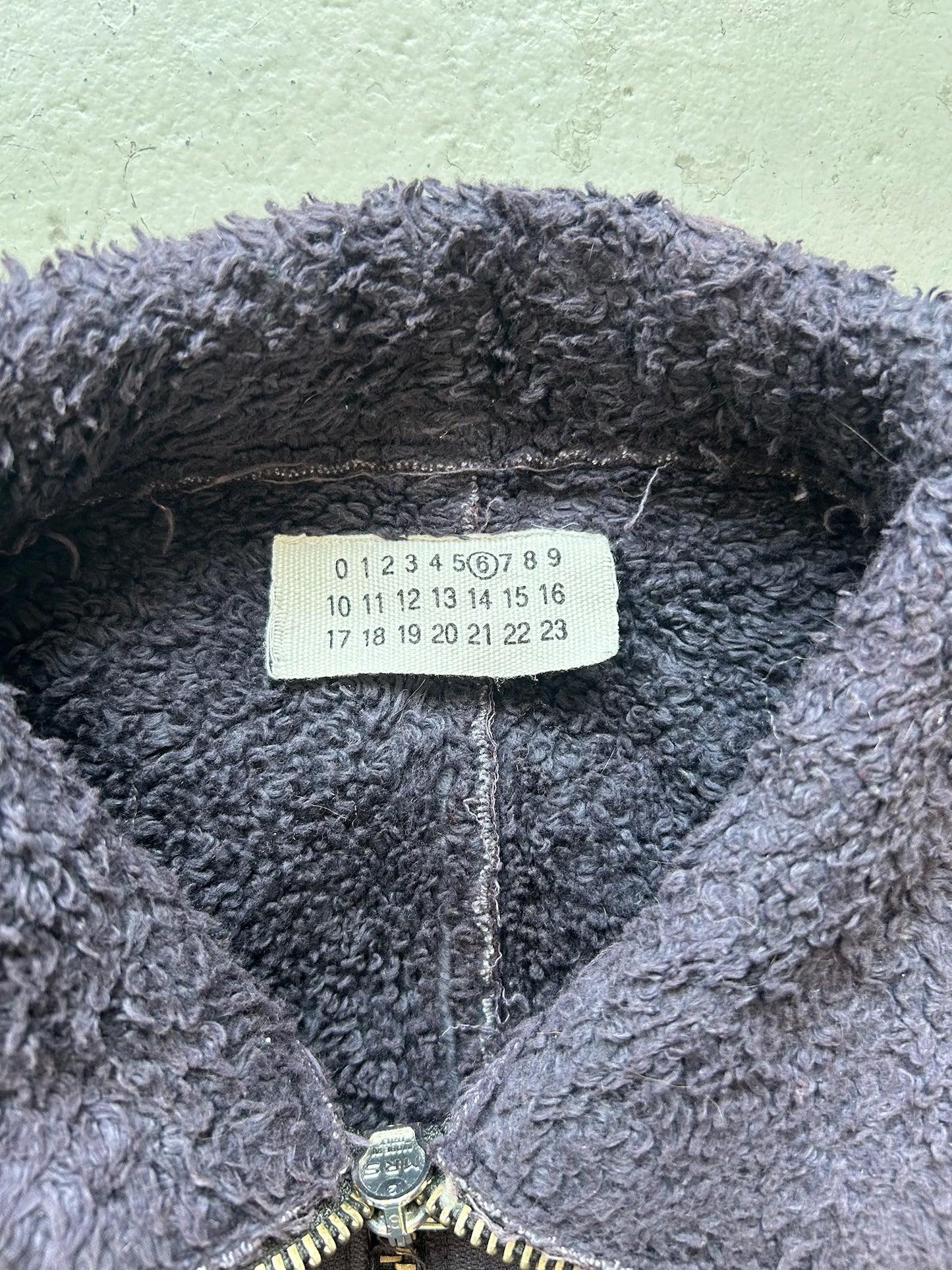 Maison Martin Margiela MM6 AW02 Purple High Neck Jacket (42)