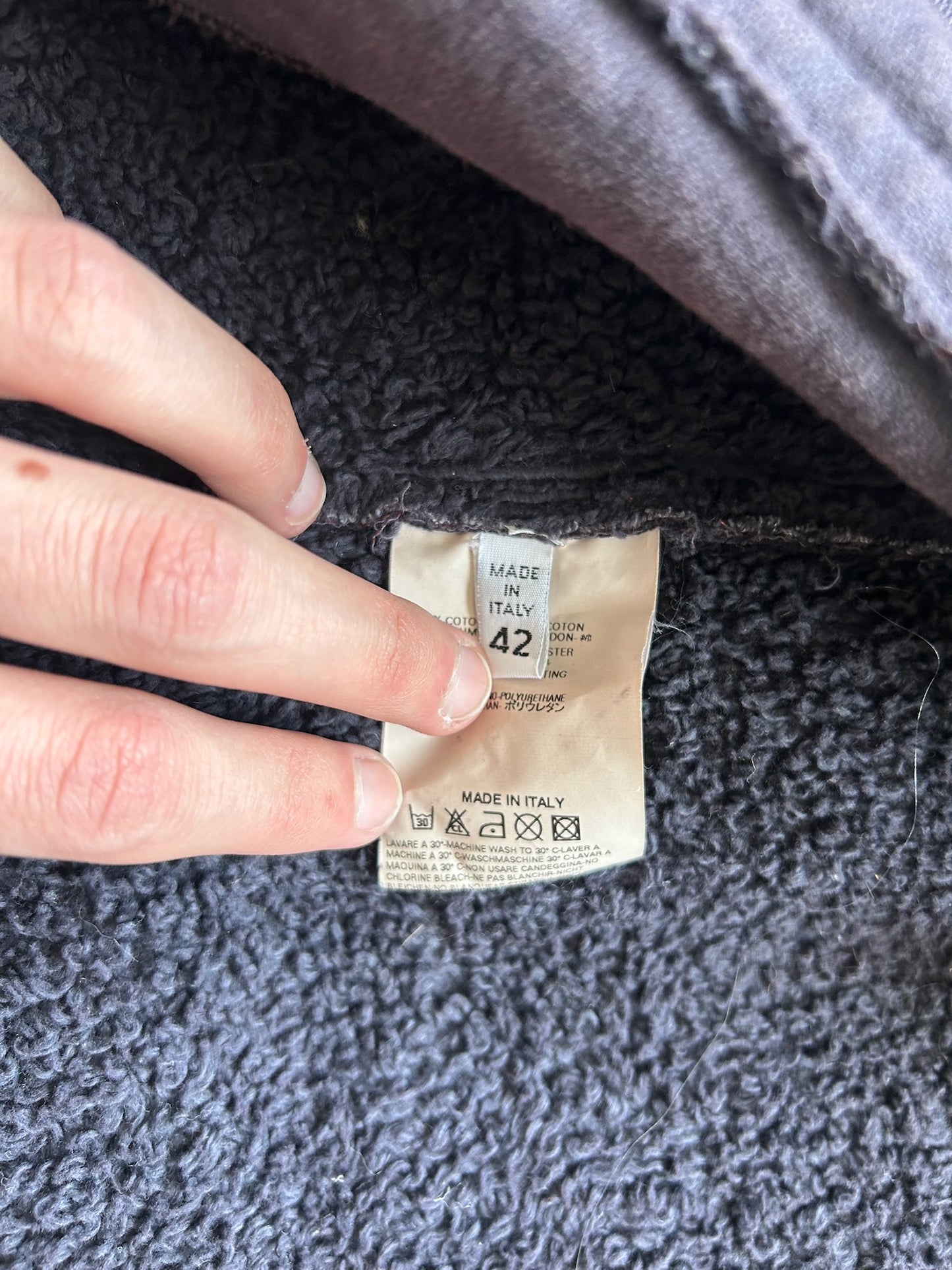 Maison Martin Margiela MM6 AW02 Purple High Neck Jacket (42)