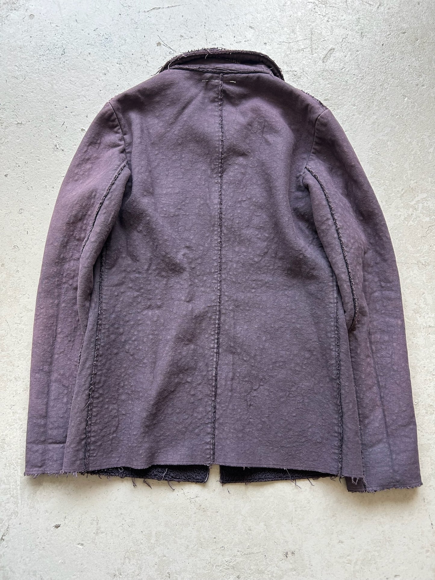 Maison Martin Margiela MM6 AW02 Purple High Neck Jacket (42)