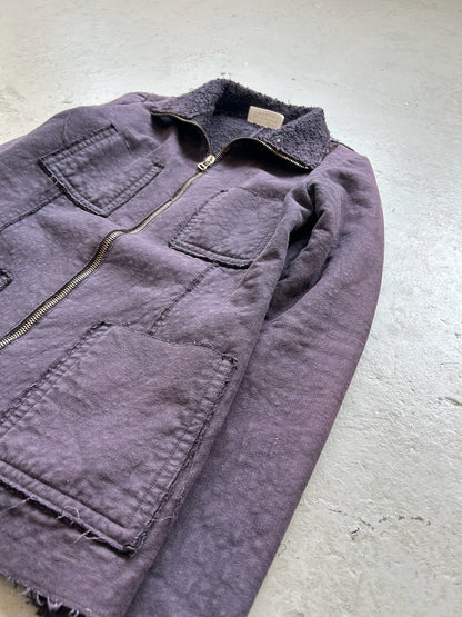 Maison Martin Margiela MM6 AW02 Purple High Neck Jacket (42)