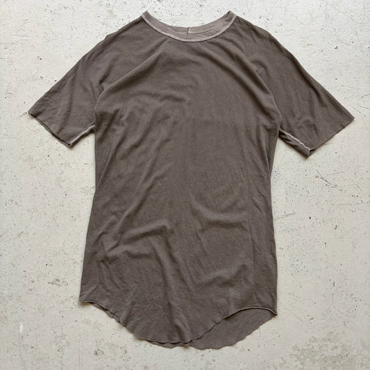 Boris Bidjan Saberi SS24 TS Object Dyed Carbon Grey Short Sleeve Shirt (S)