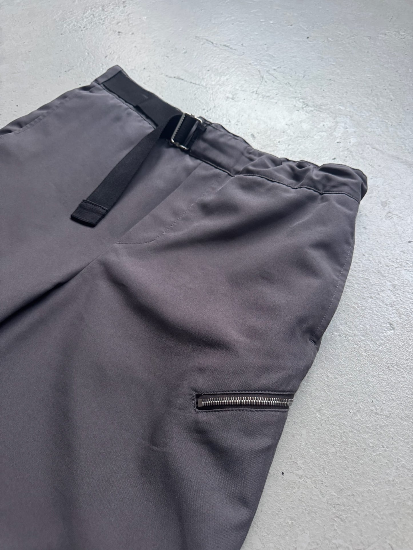OAMC Grey Side Zip Shorts (XL)