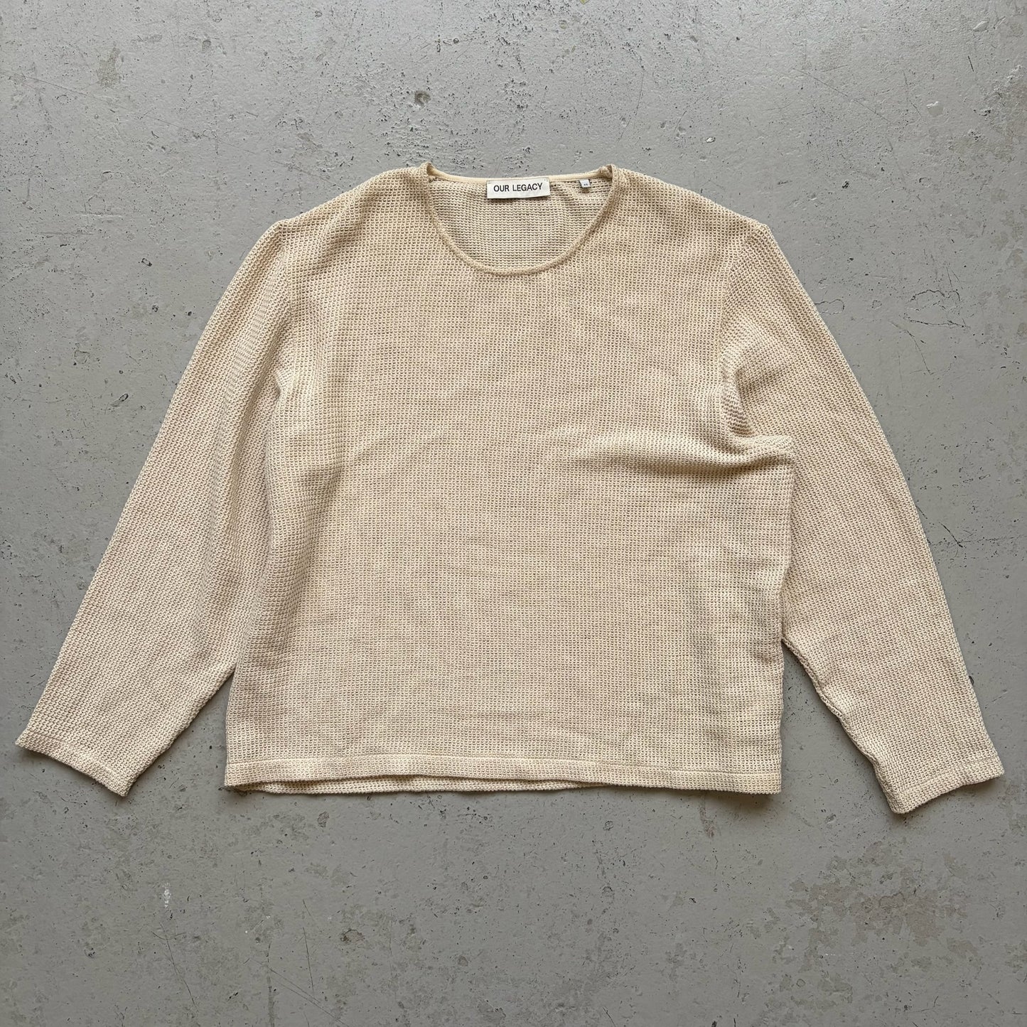 Our Legacy Cream Knit Sweater (48)