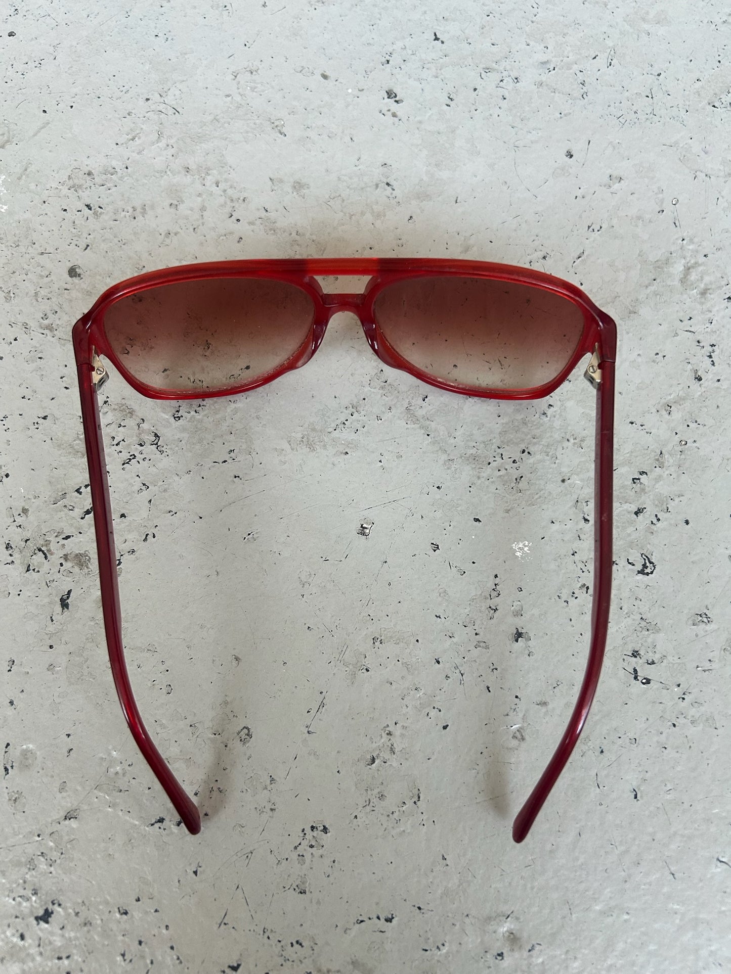 Celine Red Aviator Sunglasses (OS)