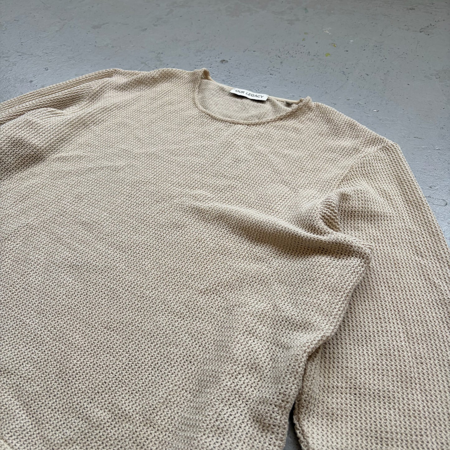 Our Legacy Cream Knit Sweater (48)