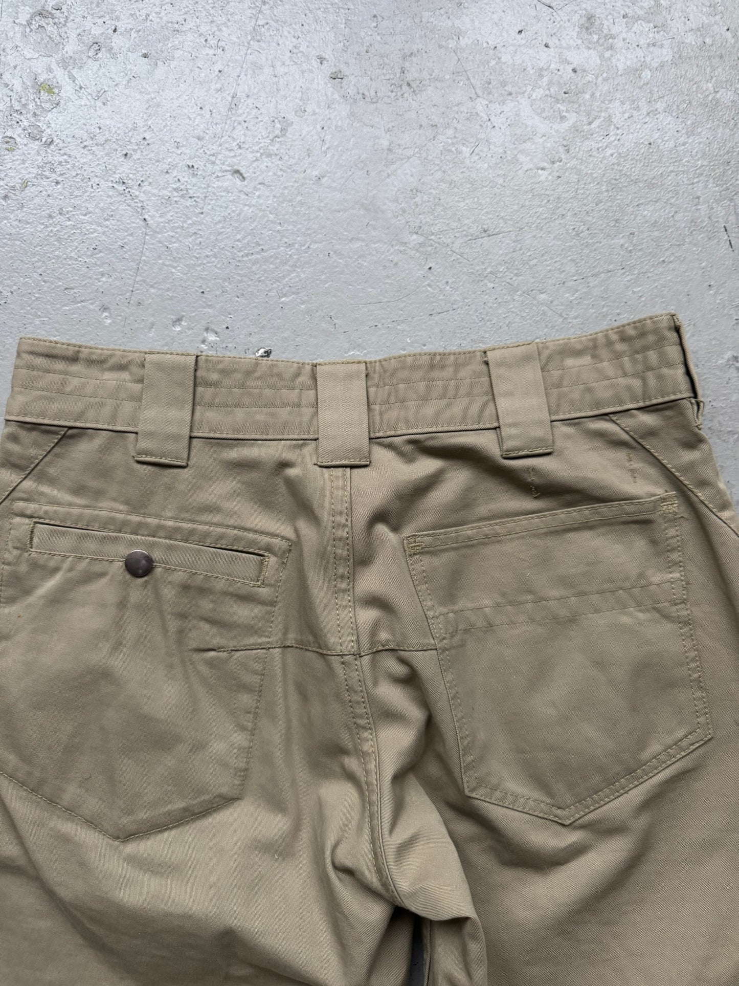 Number Nine Cotton Khaki Trousers (3)