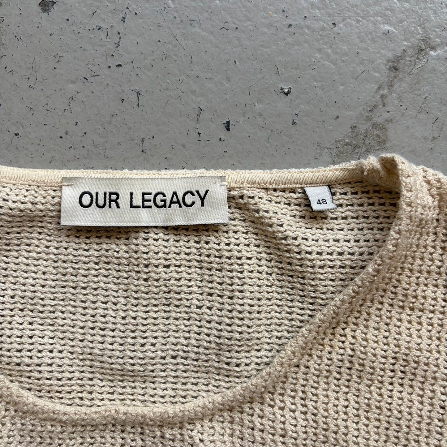 Our Legacy Cream Knit Sweater (48)