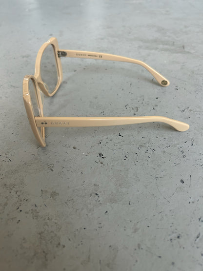 Gucci Cream Glasses (OS)
