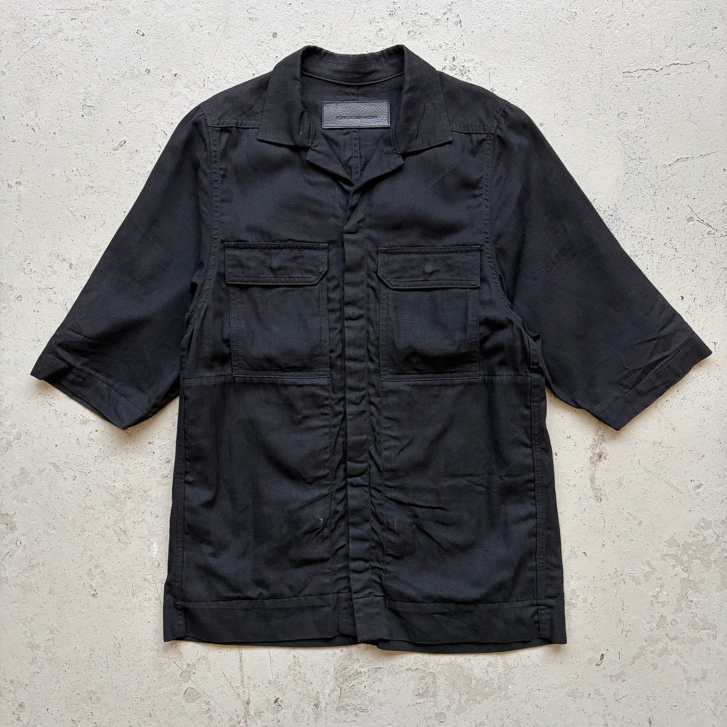 Rick Owens DRKSHDW 8oz Magnum Short Sleeve Shirt (XS)