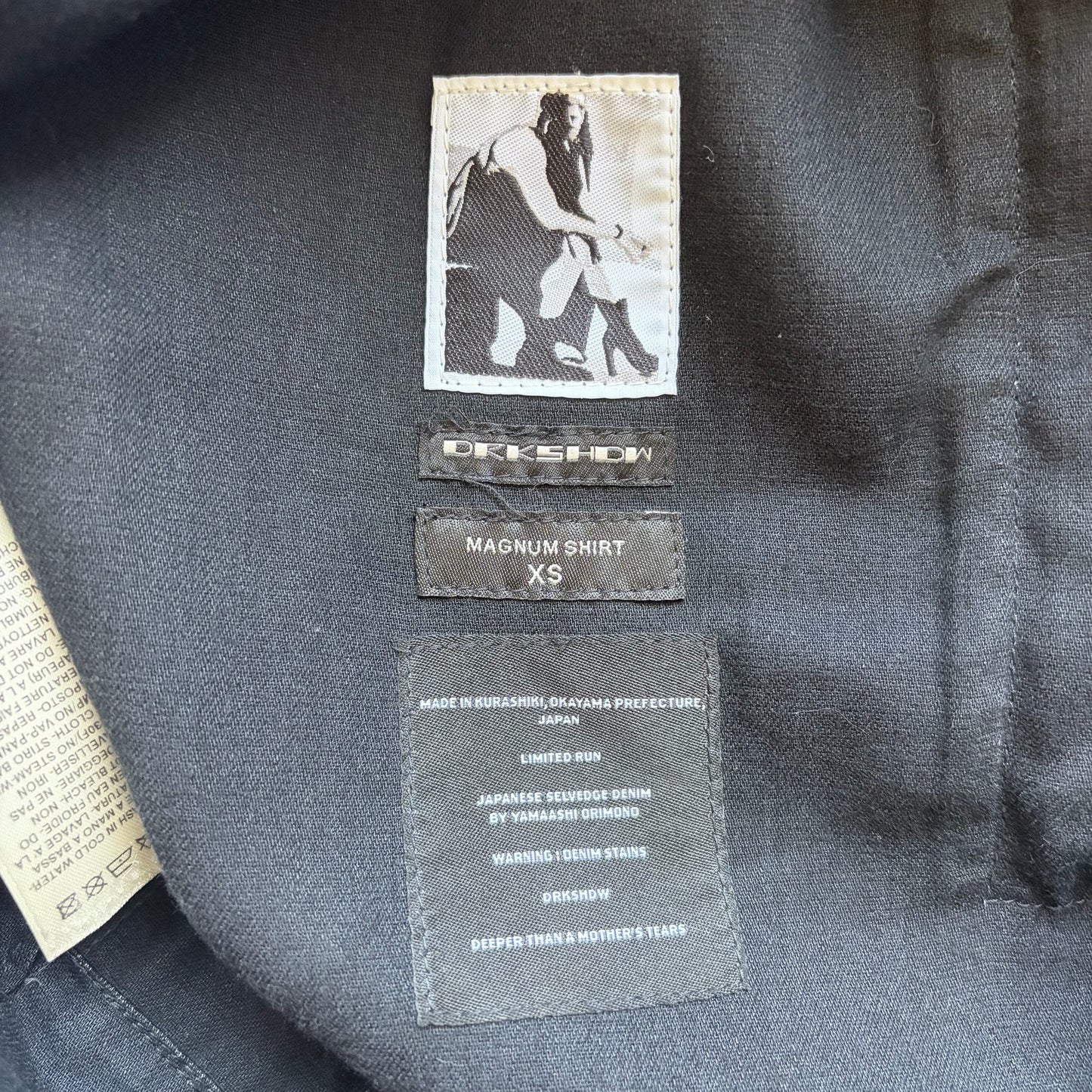 Rick Owens DRKSHDW 8oz Magnum Short Sleeve Shirt (XS)