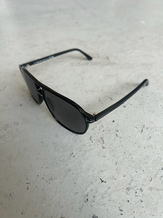 Tom Ford Black Aviator Sunglasses (OS)