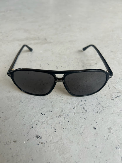 Tom Ford Black Aviator Sunglasses (OS)
