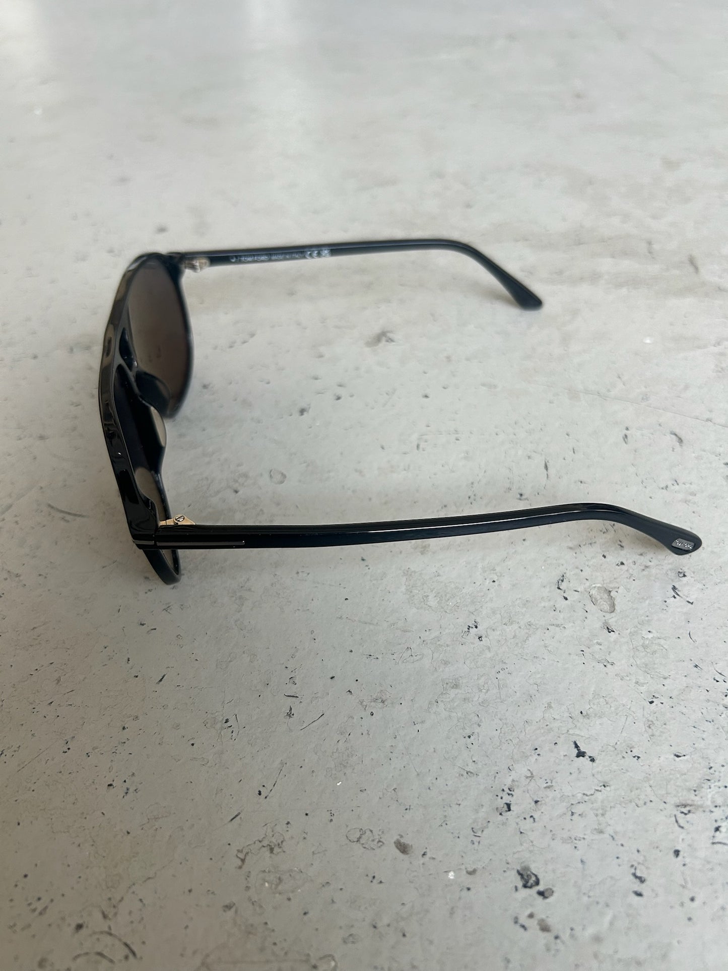 Tom Ford Black Aviator Sunglasses (OS)