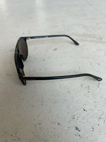 Tom Ford Black Aviator Sunglasses (OS)